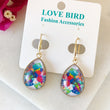 Load image into Gallery viewer, Glass Lorikeet Earrings