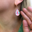 Load image into Gallery viewer, Glass Galah Earrings