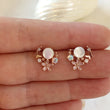 Load image into Gallery viewer, Tiny Butterfly Flower Earrings