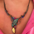 Load image into Gallery viewer, Multicolour Leaf Necklace