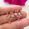 Load image into Gallery viewer, Tiny Butterfly Drop Earrings