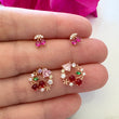 Load image into Gallery viewer, 2 Piece Cherry Earrings
