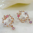 Load image into Gallery viewer, Tiny Butterfly Drop Earrings