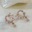 Load image into Gallery viewer, Tiny Drop Wreath Earrings