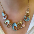 Load image into Gallery viewer, Pastel Gold Enamel Necklace