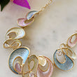 Load image into Gallery viewer, Pastel Gold Enamel Necklace