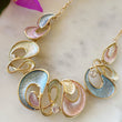 Load image into Gallery viewer, Pastel Gold Enamel Necklace