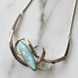 Load image into Gallery viewer, Silver Resin Twist Necklace