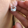 Load image into Gallery viewer, Tiny Silver Wreath Earrings