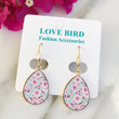 Load image into Gallery viewer, Purple Cherry Blossom Earrings