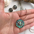 Load image into Gallery viewer, Rose Gold Paua Shell Necklace