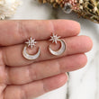 Load image into Gallery viewer, Mother Of Pearl Star & Moon Studs
