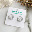 Load image into Gallery viewer, Zircon & Pearl Stud Earrings