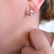 Load image into Gallery viewer, Dainty Clam & Starfish Earrings