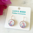 Load image into Gallery viewer, White Unicorn Wood Earrings