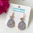Load image into Gallery viewer, Watercolour Confetti Earrings
