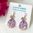 Load image into Gallery viewer, Bright Vintage Flower Earrings