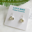 Load image into Gallery viewer, Blonde Silver Crystal Earrings