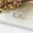 Load image into Gallery viewer, Light Grey Crystal Earrings