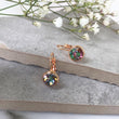 Load image into Gallery viewer, Crystal Earrings - Multi/Rose Gold
