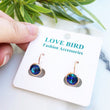 Load image into Gallery viewer, Crystal Earrings - Blue Effect/RG