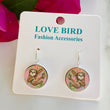 Load image into Gallery viewer, Pink Sloth Wood Earrings