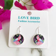 Load image into Gallery viewer, Pink Cockatoo Wood Earrings