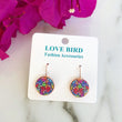 Load image into Gallery viewer, Butterfly Wings Wood Drop Earrings
