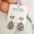 Load image into Gallery viewer, Green Floral Earrings