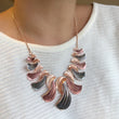 Load image into Gallery viewer, Rose Gold Wave Necklace