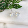 Load image into Gallery viewer, Crystal Earrings - White/Silver