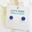 Load image into Gallery viewer, Blue Crystal Stud Earrings