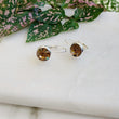 Load image into Gallery viewer, Crystal Earrings - Silver/Topaz