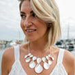 Load image into Gallery viewer, Matte Silver Statement Necklace