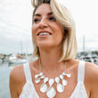 Load image into Gallery viewer, Matte Silver Statement Necklace