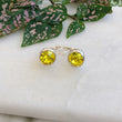 Load image into Gallery viewer, Crystal Earrings - Silver/Citrine