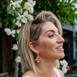 Load image into Gallery viewer, Multicolour Beaded Crystal Earrings