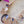 Load image into Gallery viewer, Rose Gold Purple Statement Short Necklace

