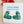 Load image into Gallery viewer, Green Heart Resin Studs
