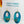 Load image into Gallery viewer, Blue Oval Resin Earrings
