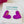Load image into Gallery viewer, Purple Heart Resin Studs
