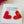 Load image into Gallery viewer, Red Heart Resin Studs
