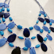 Load image into Gallery viewer, Blue Glass Bead Necklace
