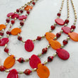 Load image into Gallery viewer, Orange Glass Bead Necklace
