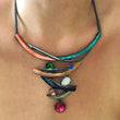 Load image into Gallery viewer, Multicolour Enamel Necklace
