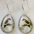 Load image into Gallery viewer, Kookaburra Glass Drop Earrings
