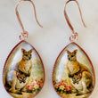 Load image into Gallery viewer, Wallaby Glass Drop Earrings
