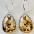 Load image into Gallery viewer, Wallaby Glass Drop Earrings
