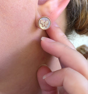 Dainty Butterfly & Flower Studs