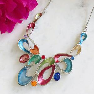 Multicolour Resin Necklace